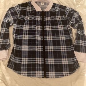 North nature shirt jacket with zipper/walking shirt/spring jacket/pajamas ￼￼ top